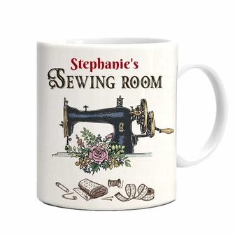 Personalized Sewing Room Rules Mug - Thegiftio UK