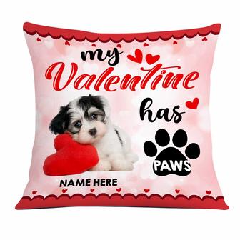 Personalized Dog Valentine Photo Pillow - Thegiftio UK