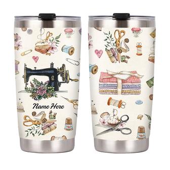Personalized Sewing Gift, Love Sewing, Sewing Gifts For Her, Sewing Gifts Women, Sew Gift, Sewing Therapy Steel Tumbler - Thegiftio UK