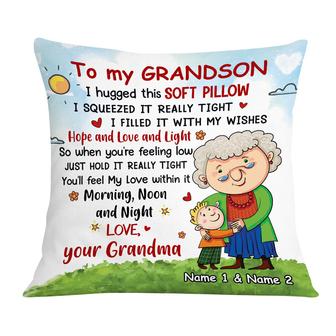 Personalized Grandma Granddaughter Mom Daughter Gift, Mothers Day Pillow - Thegiftio UK