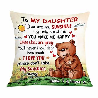 Personalized Mom Grandma Daughter Granddaughter Pillow - Thegiftio UK