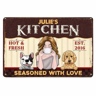 Personalized Vintage Metal Sign for Kitchen Lovers - Thegiftio UK