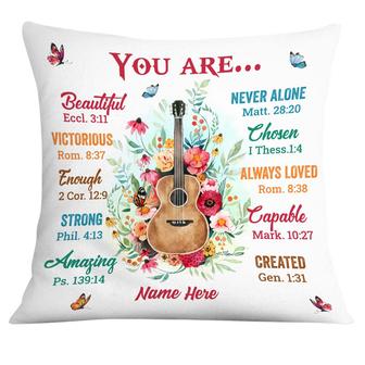 Personalized Guitar Lovers Gifts, Guitar You Are Pillow - Thegiftio UK