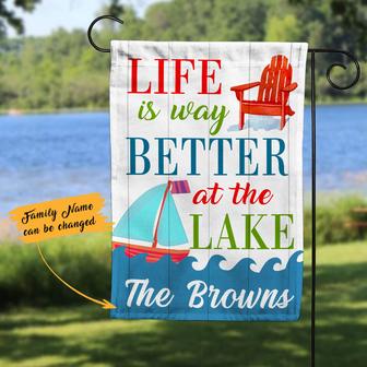 Personalized Garden Flag for Lake Lovers - Thegiftio UK