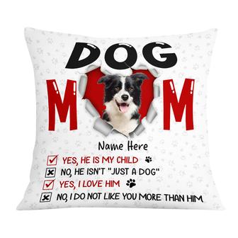 Personalized Dog Mom Pillow - Thegiftio