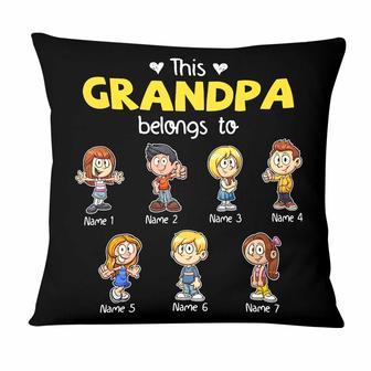 Personalized Love Dad Grandpa Grandkids Pillow - Thegiftio UK