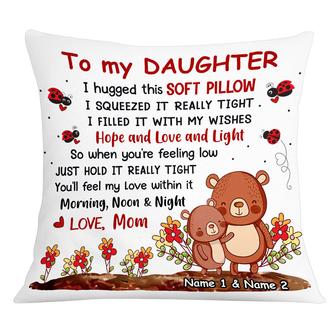 Personalized Mom Daughter Grandma Granddaughter Pillow - Thegiftio UK
