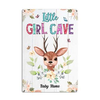 Personalized Metal Sign for Little Girl's Room - Thegiftio UK
