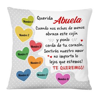 Personalized Spanish Grandma Abuela Mamá Pillow - Thegiftio UK