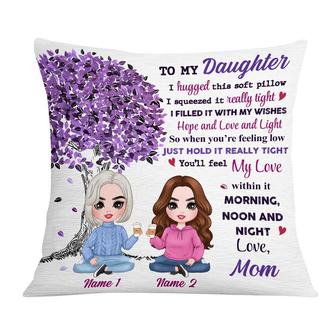 Personalized Mother Daughter Love Pillow - Thegiftio UK