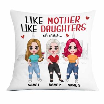 Personalized Like Mother Daughter Love Pillow - Thegiftio UK