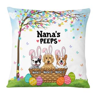 Personalized Easter Dog Mom Grandma Pillow - Thegiftio UK