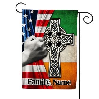 Personalized Garden Flag for Proud Irish Americans - Thegiftio UK