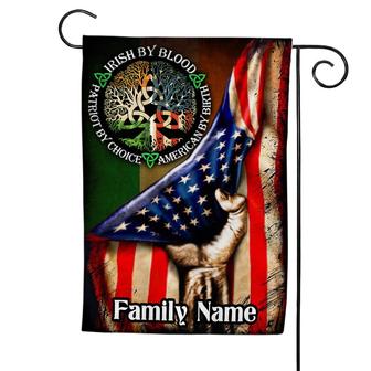 Personalized Garden Flag for Proud Irish Americans - Thegiftio UK