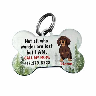 Personalized Dog Bone Shaped ID Tag for Pets - Thegiftio UK