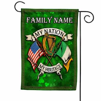 Personalized Garden Flag for Proud Irish Celebrations - Thegiftio UK