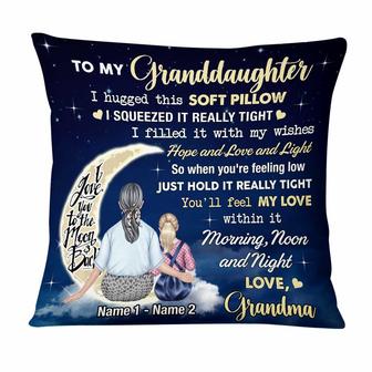 Personalized Hug This Mom Grandma Granddaughter Grandson Pillow - Thegiftio UK