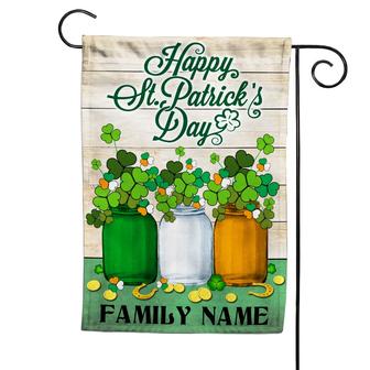 Personalized St Patrick's Day Garden Flag for Families - Thegiftio UK