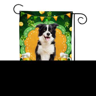 Personalized St Patrick's Day Dog Flag for Pet Lovers - Thegiftio UK