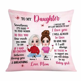 Personalized Mother Daughter Pillow - Thegiftio UK