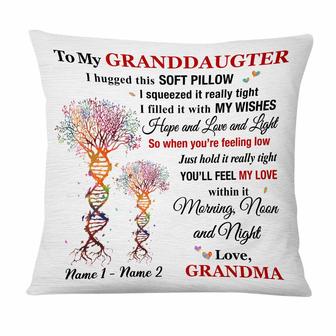 Personalized Mom Grandma To Daughter Granddaughter Son Grandson Hug This Pillow - Thegiftio UK