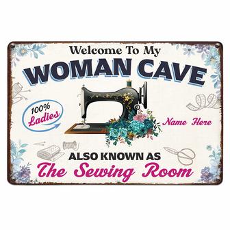 Personalized Metal Sign for Sewing Room Decor - Thegiftio UK
