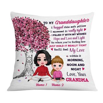 Personalized Pillow for Granddaughter's Comfort - Thegiftio UK