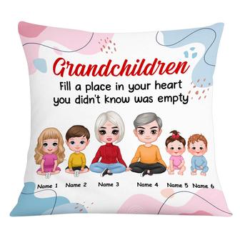 Personalized Family Grandma Grandpa Grandson Granddaughter Pillow - Thegiftio UK