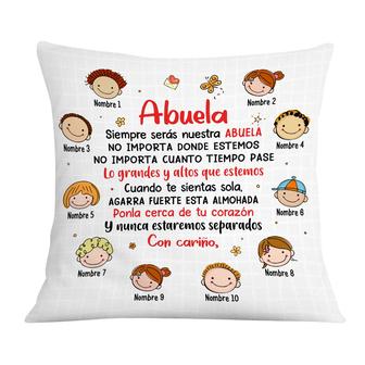 Personalized Mom Grandma Spanish Pillow, Mothers Day Gift - Thegiftio UK