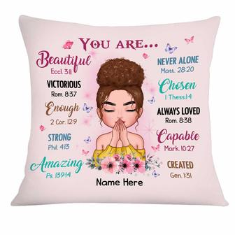 Personalized Jesus Girl Gifts, Jesus Gift, Inspirational, You Are Pillow - Thegiftio UK