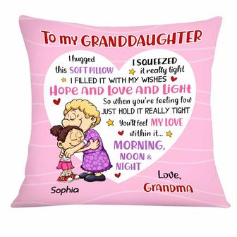 Personalized Grandson Granddaughter Pillow - Thegiftio UK