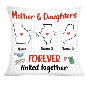 Personalized Mom Grandma Drawing Pillow - Thegiftio UK