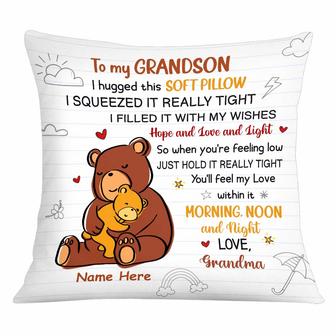 Personalized Mom Grandma Hug This Drawing Pillow - Thegiftio UK