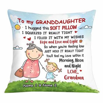 Personalized Mom Grandma Daughter Granddaughter Hug This Pillow - Thegiftio UK