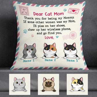 Personalized Pillow for Cat Moms - Thegiftio UK