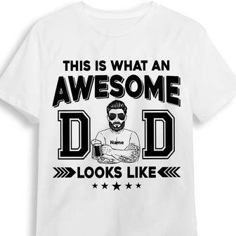 Personalized Dad Grandpa T Shirt - Thegiftio UK