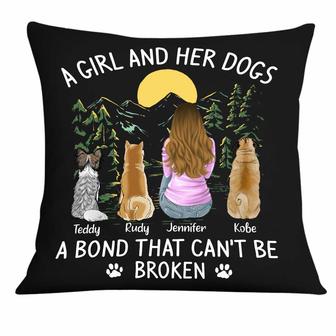 Personalized Dog Mom Pillow for Dog Lovers - Thegiftio UK