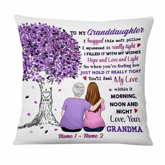 Personalized Granddaughter Tree Pillow - Thegiftio