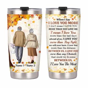 Personalized Husband Wife Couple Steel Tumbler - Thegiftio UK