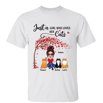 Life Is Better With Cats Sitting Doll Personalized T-Shirt - Thegiftio UK
