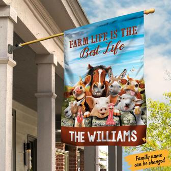 Personalized Garden Flag for Farm Life Lovers - Thegiftio UK