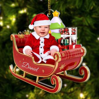 Custom Photo Baby Newborn Ornament - Gift for New Parents - Thegiftio UK