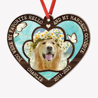 My Favorite Hello Personalized Suncatcher - Memorial Gift - Thegiftio UK