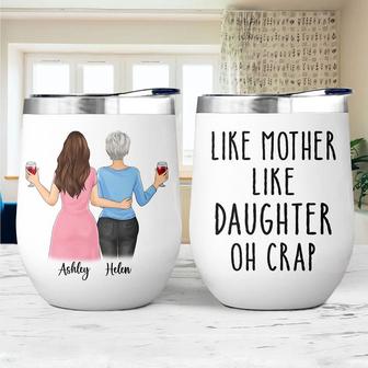 Personalized Wine Tumbler for Mother and Daughter - Thegiftio UK