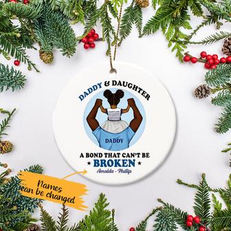 Personalized BWA Dad And Daughter Ornament - Thegiftio UK