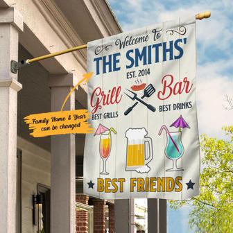 Personalized Garden Flag for Backyard BBQ Lovers - Thegiftio UK