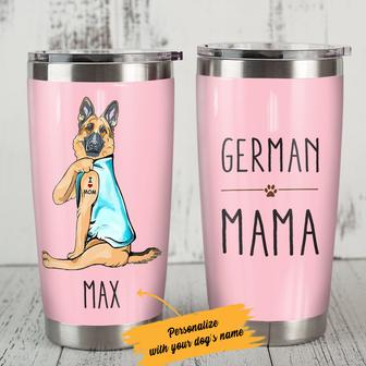 Personalized German Shepherd Dog Tumbler for Dog Lovers - Thegiftio UK