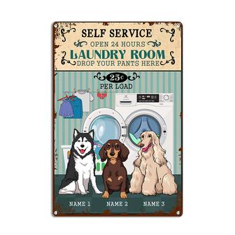 Personalized Metal Sign for Laundry Room Decor - Thegiftio UK