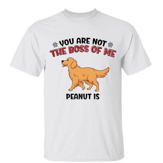 My Dog My Boss Walking Dog Custom T-Shirt - Dog Lovers Gift - Thegiftio UK
