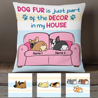 Personalized Dog Fur Decor Pillow - Thegiftio UK